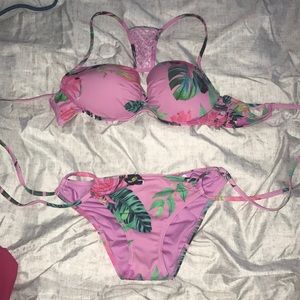 A cute Pink Floral Bathingsuit